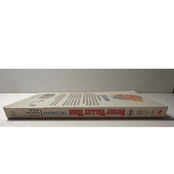 Sweet Valley High 1ST Edition First Print Book #46 Decisions Vintage 1980's - Picture 6 of 10